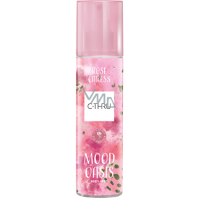 C-Thru Mood Oasis Rose Caress osviežujúci telový sprej pre ženy 200 ml