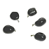 Onyx Troml prívesok prírodný kameň, 2,2-3 cm, 1 kus, kameň životnej sily