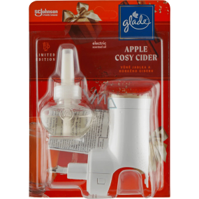 Elektrický osviežovač vzduchu Glade Apple Cosy Cider - jablko a horúci jablčný mušt s tekutou náplňou 20 ml