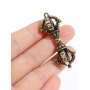 Päťdielna budhistická medená palička Dorje Vajra 4 cm