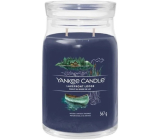 Yankee Candle Lakefront Lodge - Vonná sviečka Lakefront Lodge Signature veľké sklo 2 knôty 567 g