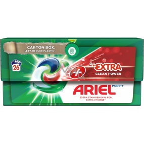 Ariel Extra Clean Power univerzálne pracie gélové kapsuly 26 kusov