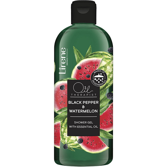Lirene Oil Therapist Sprchový gél s čiernym korením a melónom 400 ml
