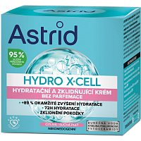 Astrid krém hydro X-Cell upokojujúci pre citlivú pleť, 50 ml