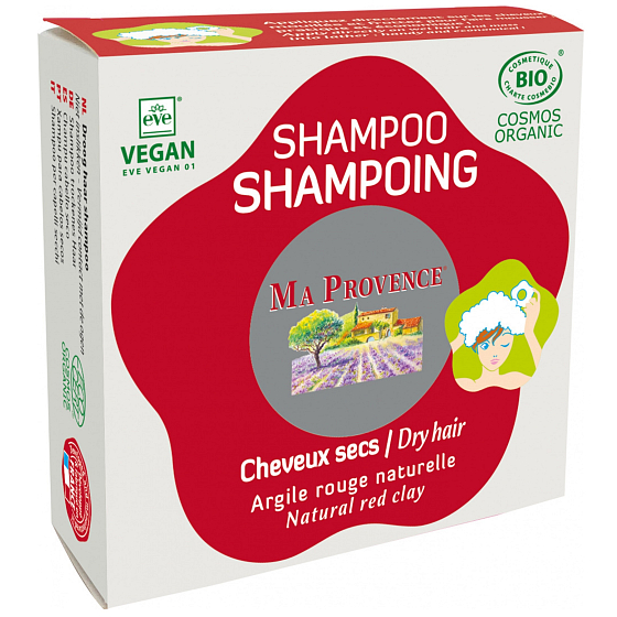 Ma Provence Bio tuhý šampón na suché vlasy 85 g