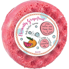 Bomb Cosmetics Eternaly Grapefruit prírodná masážna sprchová hubka s vôňou 165 g