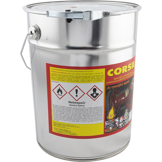 Corsil základná antikorózna farba do teplôt 550 °C, 0840 červenohnedá, 10 kg