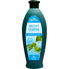 Herbavera brezaový šampón na mastné vlasy, 550 ml