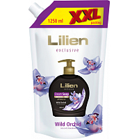 Lilien tekuté mýdlo krémové Wild Orchid  XXL náplň, 1250 ml
