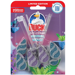 Duck WC záves Active Clean Duo Violet, 2x 36 g