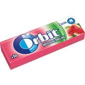 Wrigleys Orbit Melón žuvačky bez cukru ovocné dražé 10 kusov 14 g