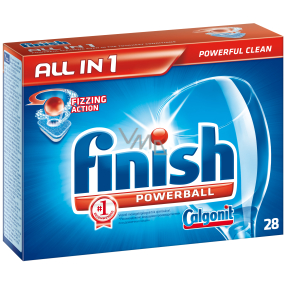 Calgonit Finish All-in 1 Regular tablety do umývačky 28 kusov