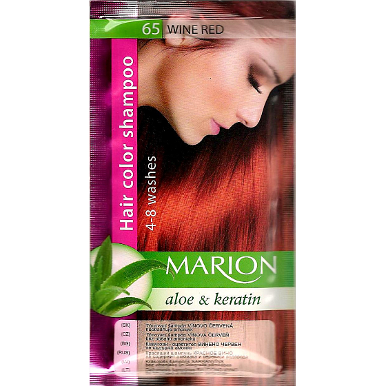 Marion Tónovací šampón 65 Vínovo červená 40 ml