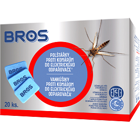 Bros elektrický odpařovač proti komárům, náhradná náplň, 20 nocí