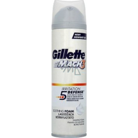 Gillette SkinGuard Sensitive upokojujúce pena na holenie pre mužov 250 ml