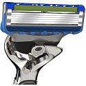 Gillette Fusion ProGlide Flexball Power Silver holiaci strojček + náhradné hlavice 1 kus + batérie 1 kus, pre mužov