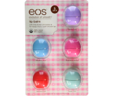 Eos Lip Balm 5 Pack Passion Fruit, Blueberry Acai, Strawberry Sorbet, Summer Fruit, Sweet Mint balzam na pery 5 x 7 g
