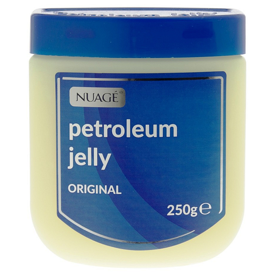 Nuagé Petroleum Jelly Original petrolejová masť na suchú, popraskanú pokožku, zapareniny, preležaniny, omrzliny 250 ml