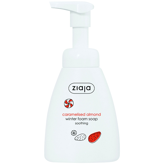 Ziaja pálený mandle zimné penové mydlo dávkovač 250 ml