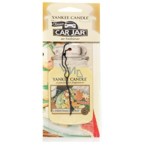 Yankee Candle Christmas Cookie - Sladké pečivo Classic vonná visačka do auta papierová 12 g