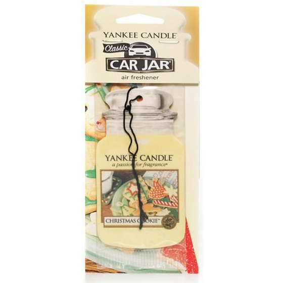 Yankee Candle Christmas Cookie - Sladké pečivo Classic vonná visačka do auta papierová 12 g