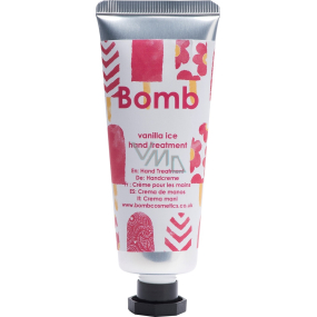 Bomb Cosmetics Vanilková zmrzlina - Vanilla Ice prípravok na ruky v tube 25 ml