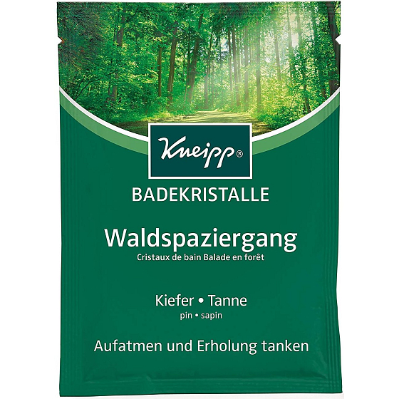 Kneipp Prechádzka lesom soľ do kúpeľa, nadýchnite sa a načerpajte pohodu 60 g