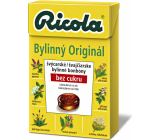 Ricola Original švajčiarske bylinné cukríky bez cukru s vitamínom C z 13 bylín 40 g