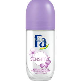 Fa Sensitive guličkový antiperspirant dezodorant roll-on pre ženy 50 ml