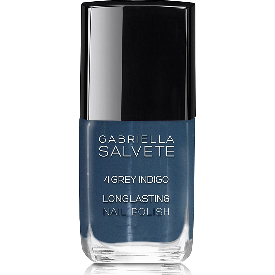 Gabriella Salvete Longlasting Enamel dlhotrvajúci lak na nechty s vysokým leskom 04 Grey Indigo 11 ml