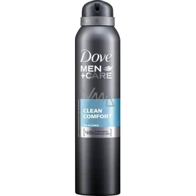 Dove Men + Care Clean Comfort antiperspirant deodorant sprej pre mužov 150 ml