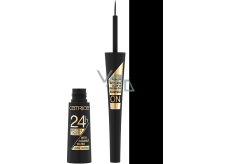 Catrice 24h Brush Liner tekuté očné linky 010 Ultra Black 3 ml