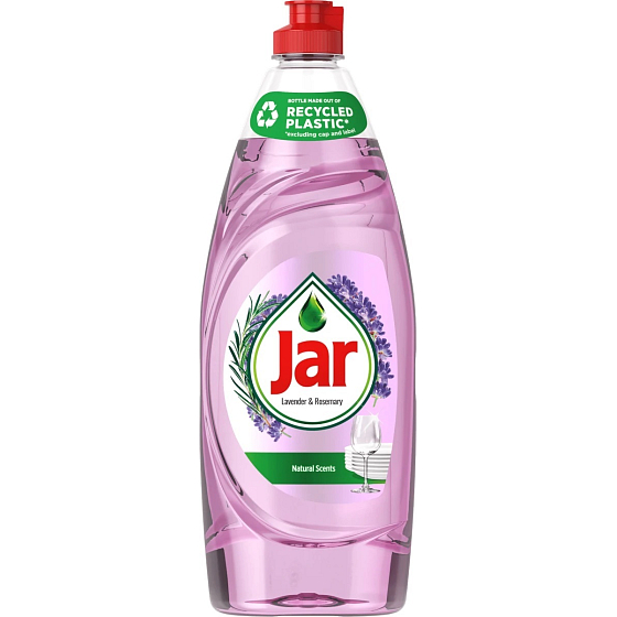 Jar Natural Scents Lavender & Rosemary prostriedok na ručné umývanie riadu 650 ml