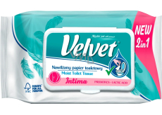 Velvet Intima 2v1 vlhčený toaletný papier 42 kusov