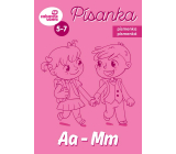 Ditipo Script Písmená od Aa po Mm moderný spôsob nácviku písania písmen 28 strán A5 147 x 210 mm vek 5-7 rokov