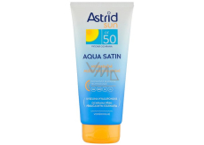 Astrid Sun Aqua Satin OF50 Vodoodolné hydratačné opaľovacie mlieko 200 ml
