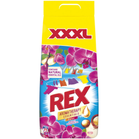 Rex Aromatherapy Color Orchid & Macadamia Oil prací prášok na farebnú bielizeň 72 dávok 4,68 kg
