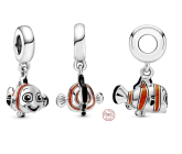Prívesok zo striebra 925 Disney Hľadá sa Nemo - Happy Fins, prívesok na náramok