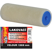 BARVY A LAKY HOSTIVAŘ Velur valček na maľovanie pre držiak 6 mm, 120 mm