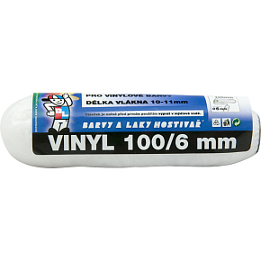 BARVY A LAKY HOSTIVAŘ Vinyl valček na maľovanie držiak 6 mm, 100 mm BARVY A LAKY HOSTIVAŘ Vinyl valček na maľovanie držiak 6 mm, 100 mm