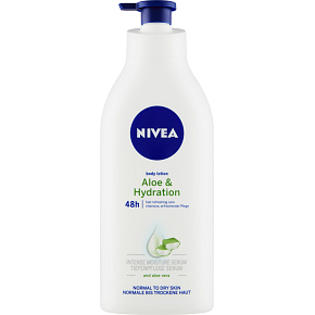 Nivea Aloe & Hydration Ľahké telové mlieko, 625 ml