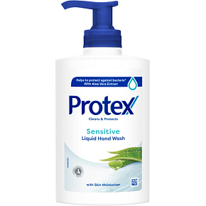 Protex Sensitive antibakteriálne tekuté mydlo s dávkovačom 250 ml