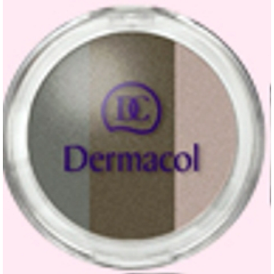 Dermacol Trio Summer očné tiene 03 hnedé 3,6 g