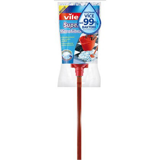 Vileda SuperMocio Micro & Cotton mop z mikrovlákien komplet 1 kus