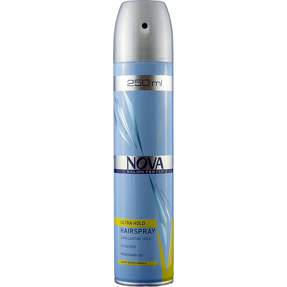 Nova Ultra Hold veľmi silno tužiaci lak na vlasy 250 ml