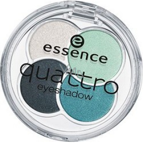 Essence Quattro Eyeshadow očné tiene 13 Laugh, Love, Lime 5 g