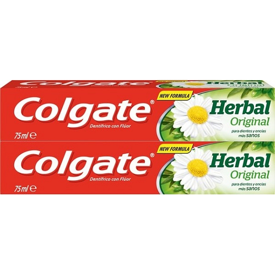 Colgate Herbal Original zubná pasta 2 x 75 ml, duopack