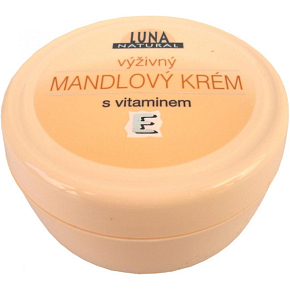 Luna Natural Vitamín E mandľový výživný krém 200 ml