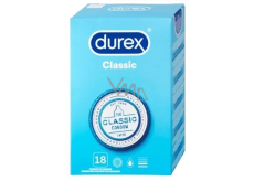 Durex Classic klasický kondóm nominálna šírka: 56 mm 18 kusov