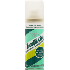 Batiste Clean & Classic Original suchý šampón na vlasy pre všetky typy vlasov 50 ml